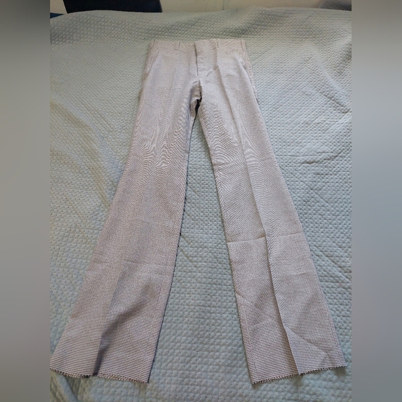 John Alexander Stylish Red White Striped Pants - Picture 1 of 8